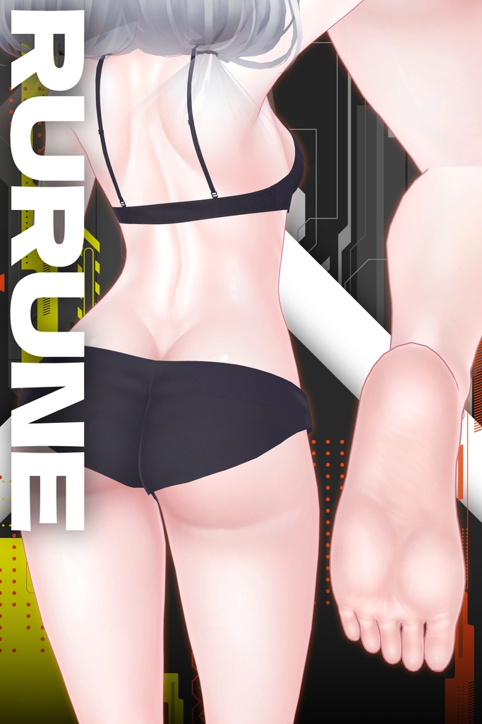 リリース記念セール8/10まで☽【輝夜】肌・眼テクスチャ素材/Kaguya Skin/Eye texture #例のテクスチャ