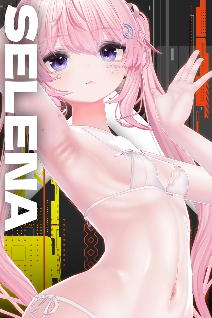 リリース記念セール8/17まで🐰【セレナ】肌・眼テクスチャ素材/Selena Skin/Eye texture #例のテクスチャ