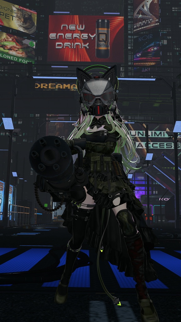 9.30までリリース記念セール中✨【15アバター対応】Cyber Full-Face Helmet -Helleborus- ヘレボルス #HLB_Helleborus
