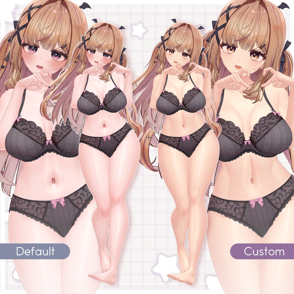 ✨リリース記念セール✨【ゆめか】ギャルゲ風♥テクスチャ/Yumeka GalgeStyle texture #ギャルゲ風肌テクスチャ