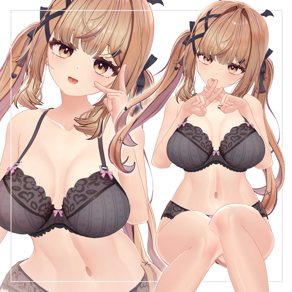 ✨リリース記念セール✨【ゆめか】ギャルゲ風♥テクスチャ/Yumeka GalgeStyle texture #ギャルゲ風肌テクスチャ