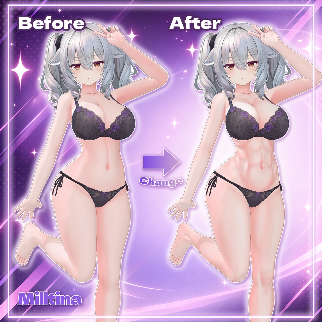ムキぱつスキン / Mukipatsu Skin - たくましく盛れる筋肉系肌テクスチャ -