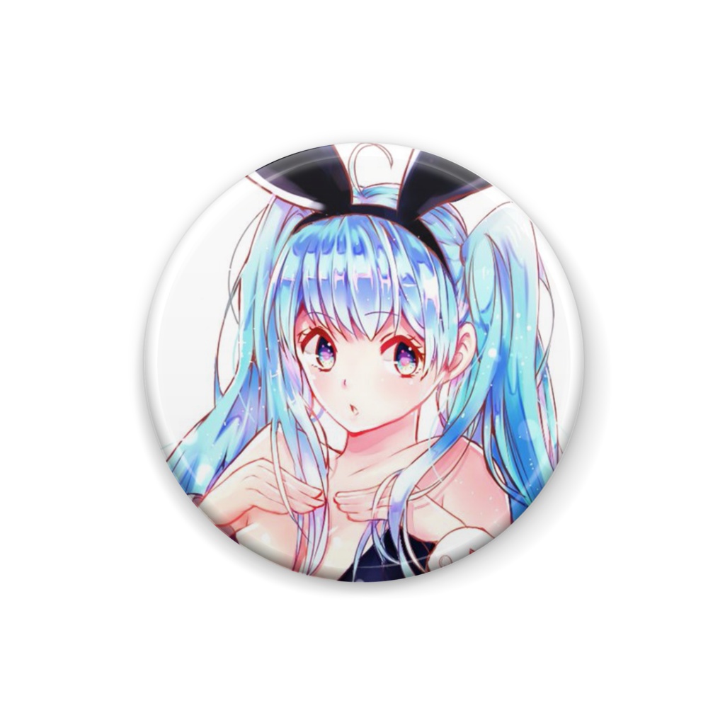 バニーガールミク缶バッチ