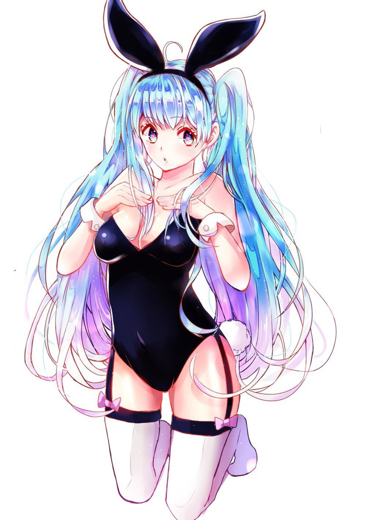 バニーガールミク缶バッチ