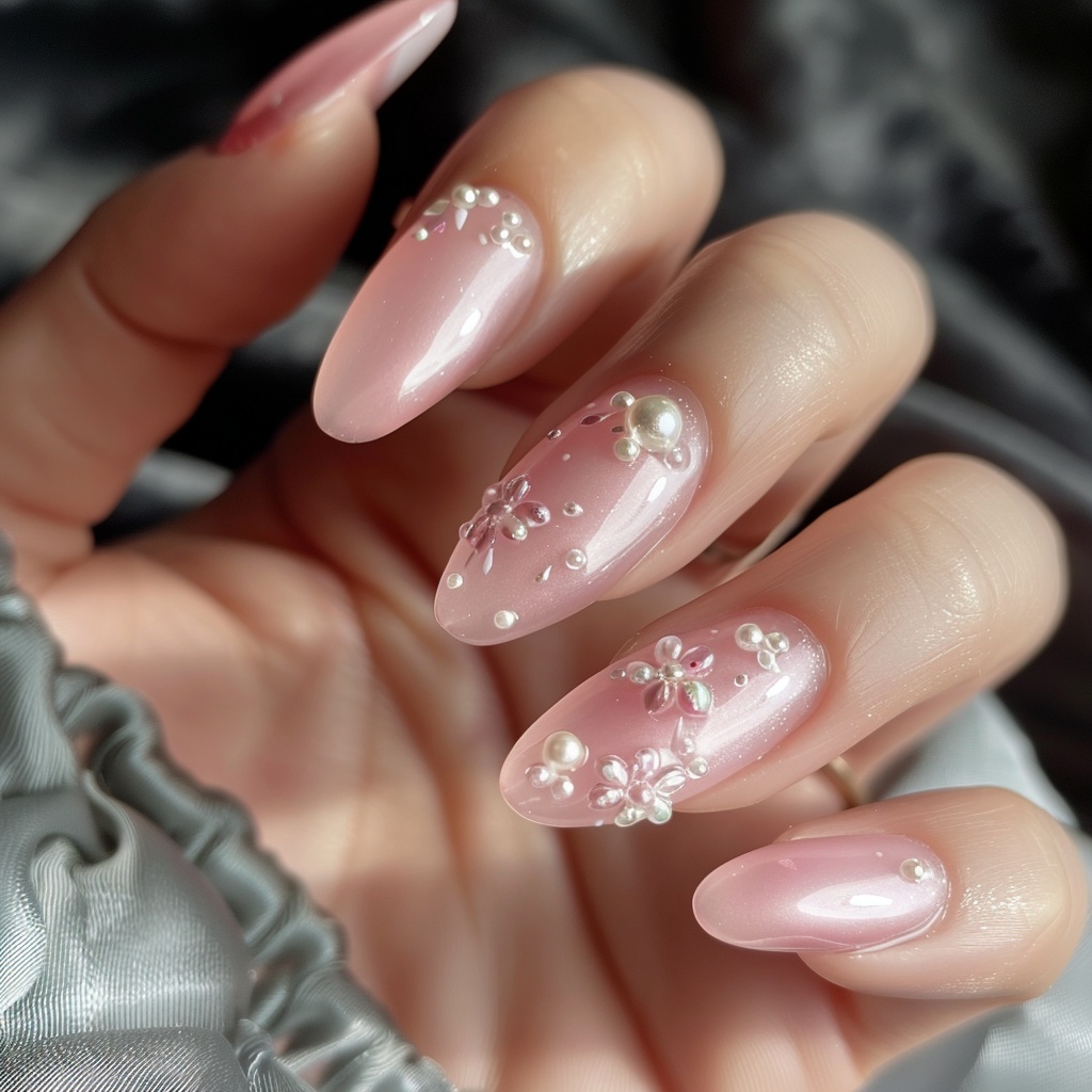 🌸【ネイルデザイン参考】ピンクのちゅるんネイル11点セット💅vol.1