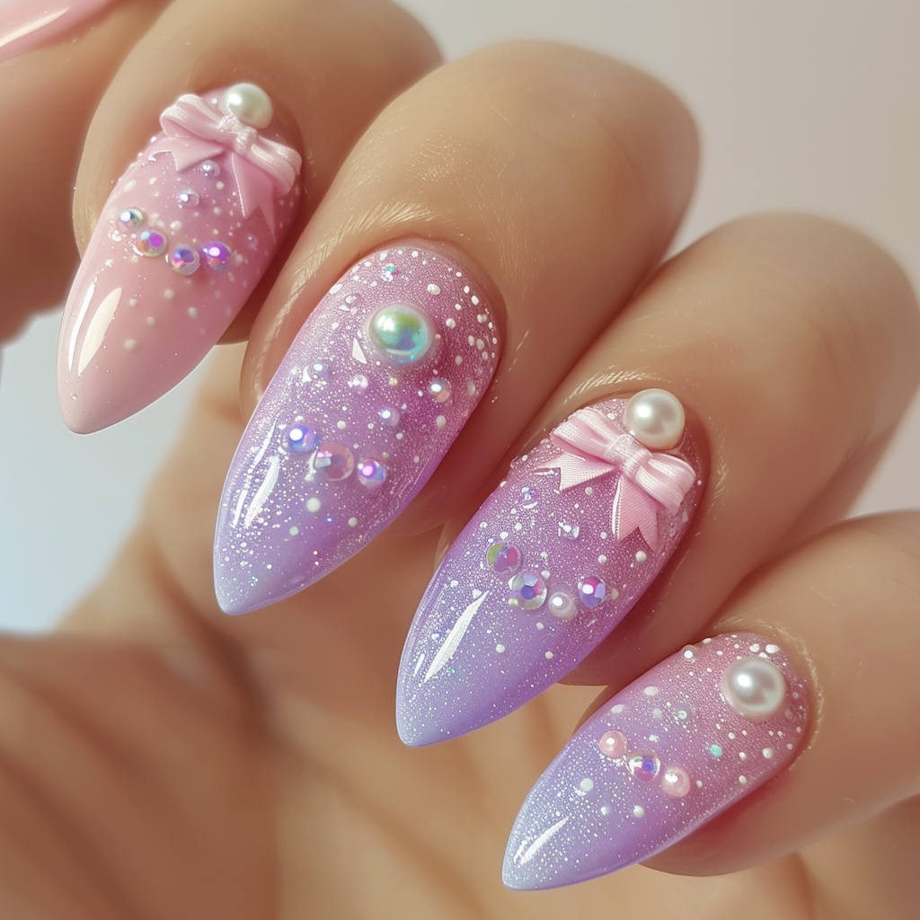 🌈【ネイルデザイン参考】ゆめかわネイル11点セット 🎀🦄