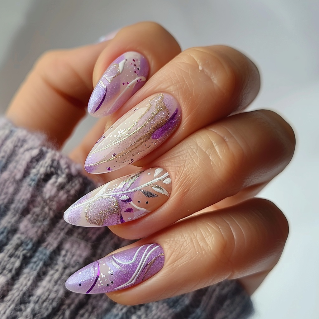 🦋【ネイルデザイン素材】Spring & Butterfly Nail|春風と蝶のネイルアート15点セット🦋