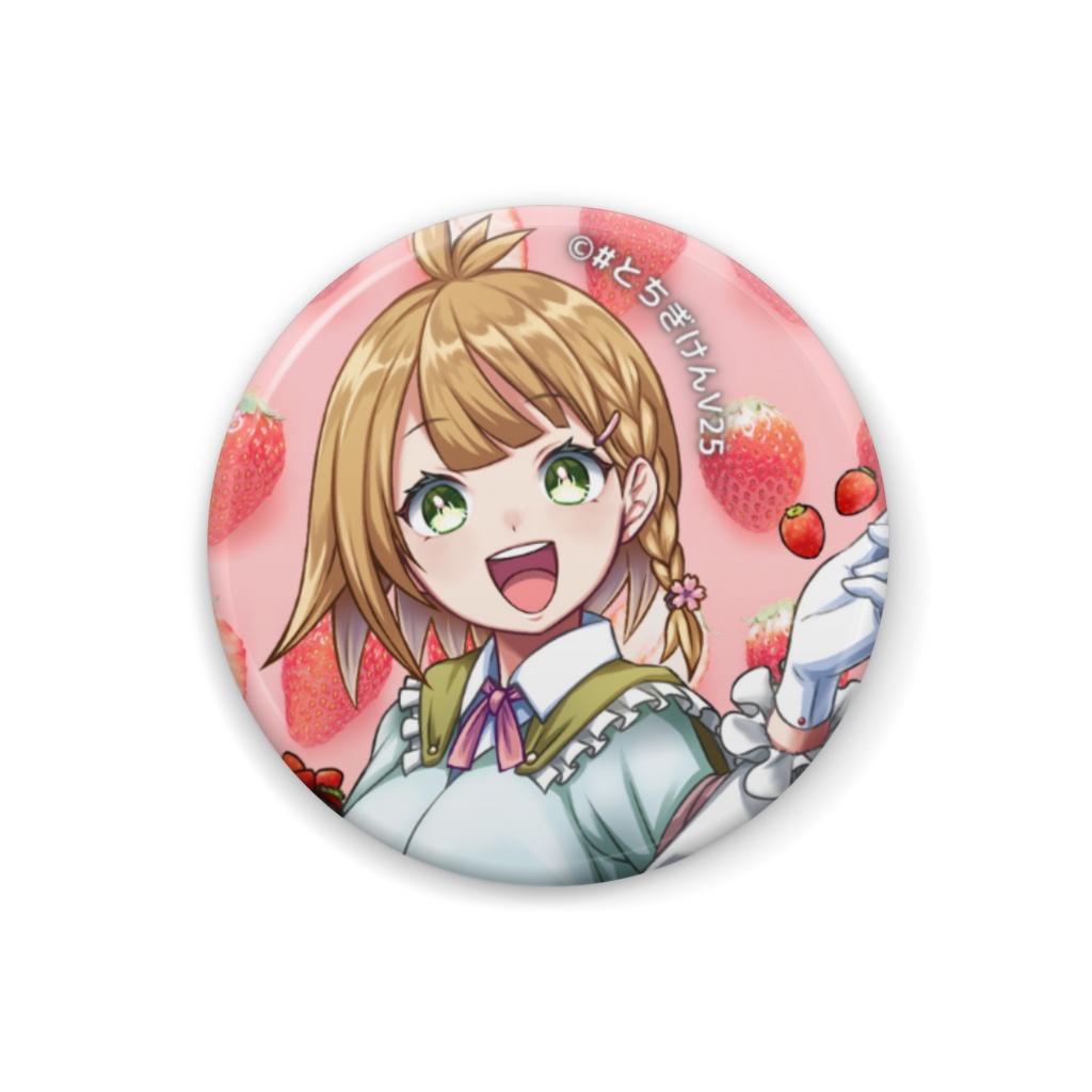【ICHIGO partys】思川桃香缶バッジ