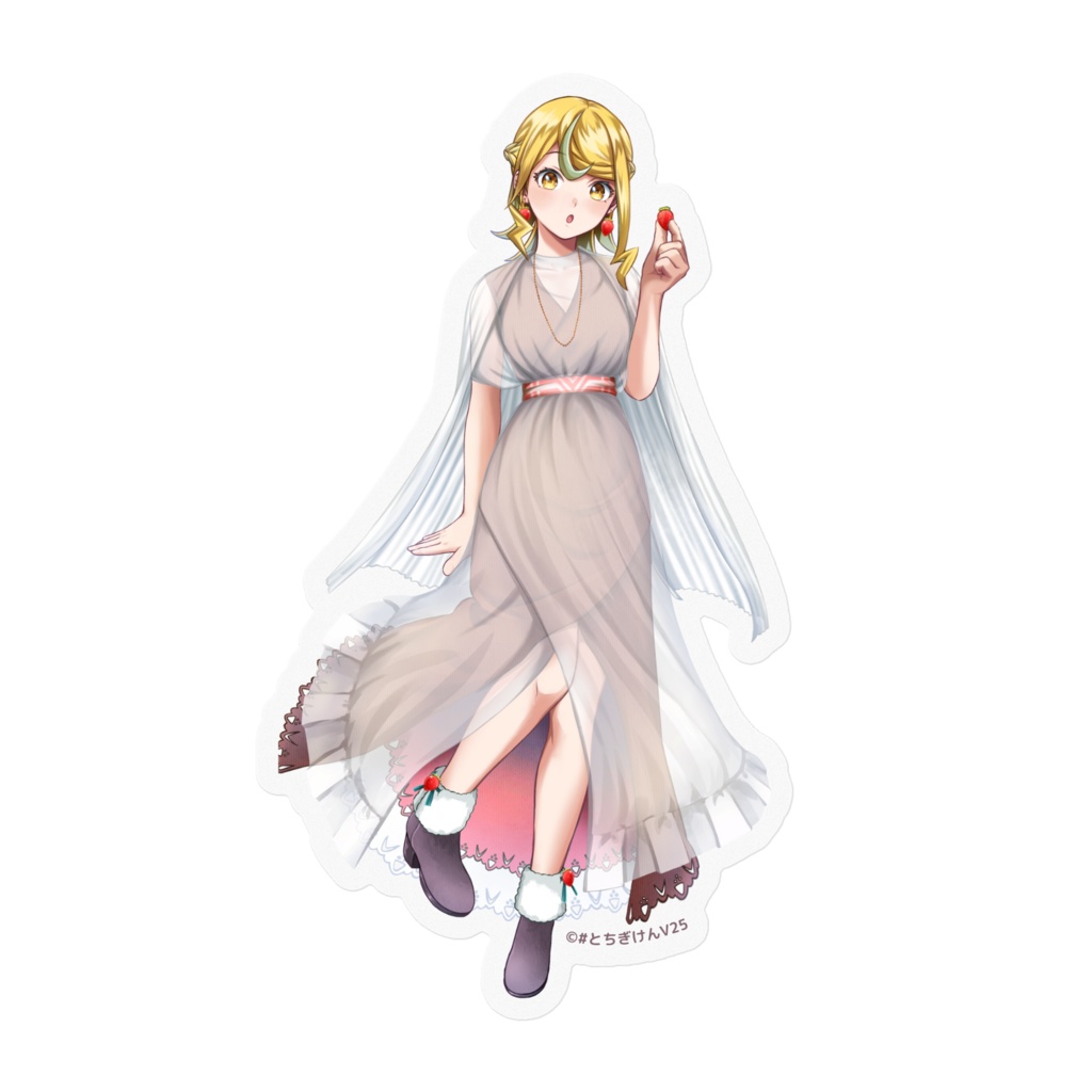 【ICHIGO partys】雷都つづみステッカー