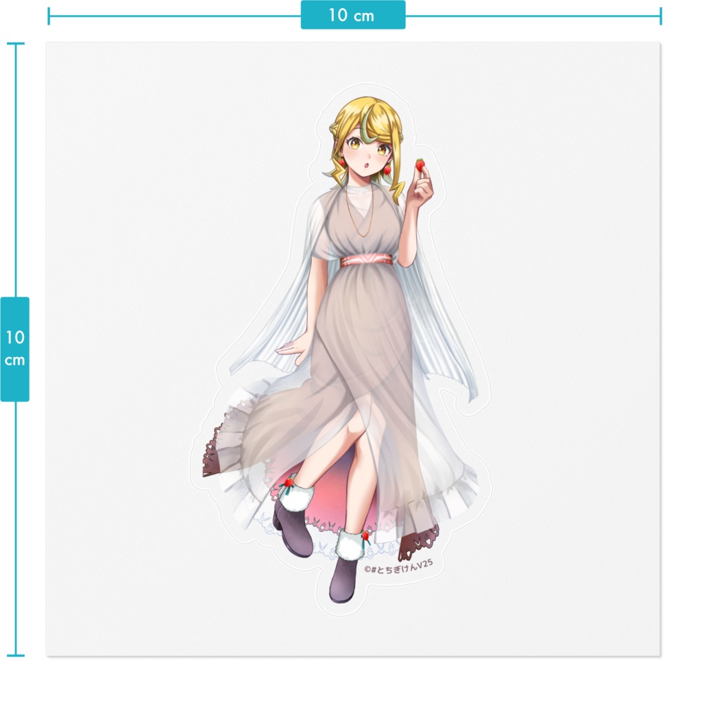 【ICHIGO partys】雷都つづみステッカー