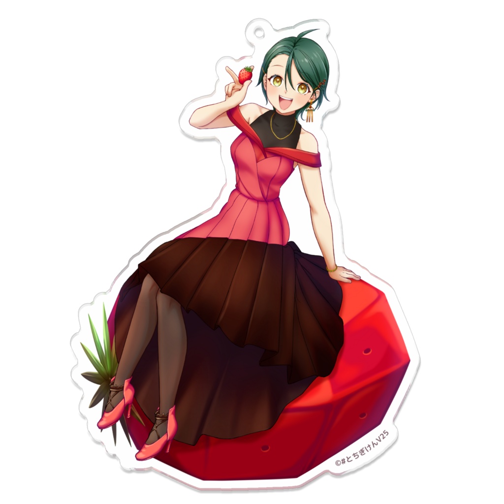 【ICHIGO cuties】青竹真中アクリルキーホルダー