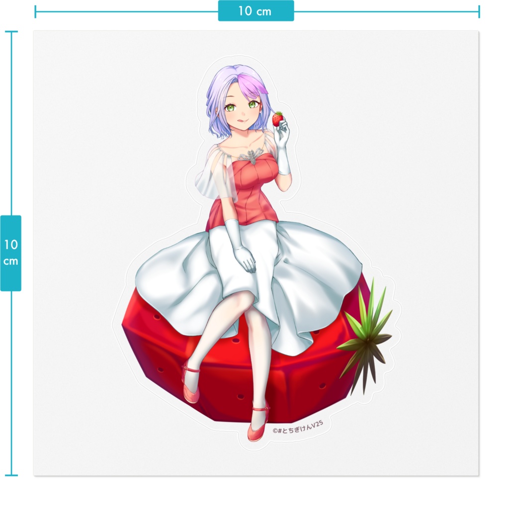 【ICHIGO cuties】喜連さくらステッカー
