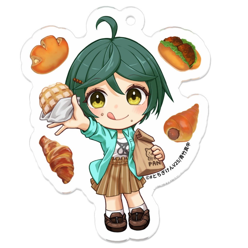 パン大好き真中さんアクリルキーホルダー