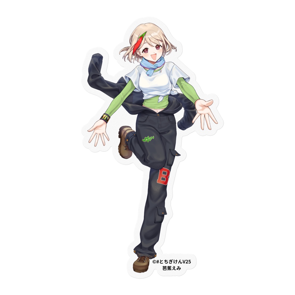 おいでよ牧場へ!カウガールえみ クリアステッカー