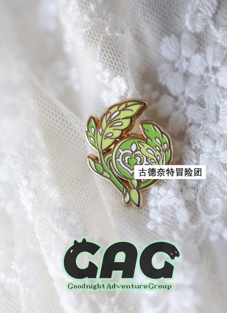 神の瞳 ピンバッジ 炎神 水神 風神 岩神 雷神 草神