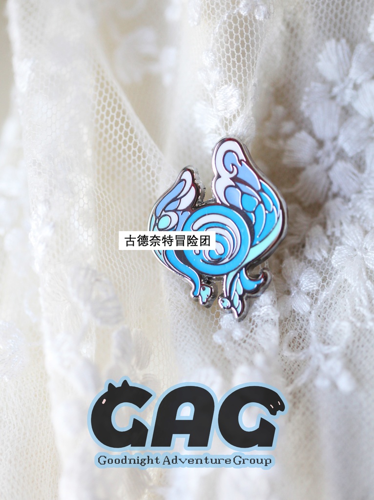 神の瞳 ピンバッジ 炎神 水神 風神 岩神 雷神 草神