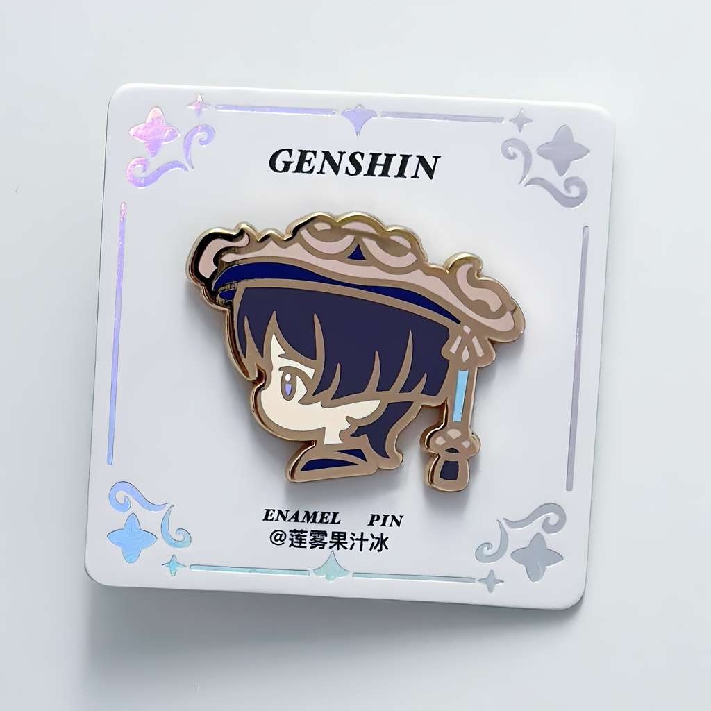 原神　放浪者　ピンバッジ
