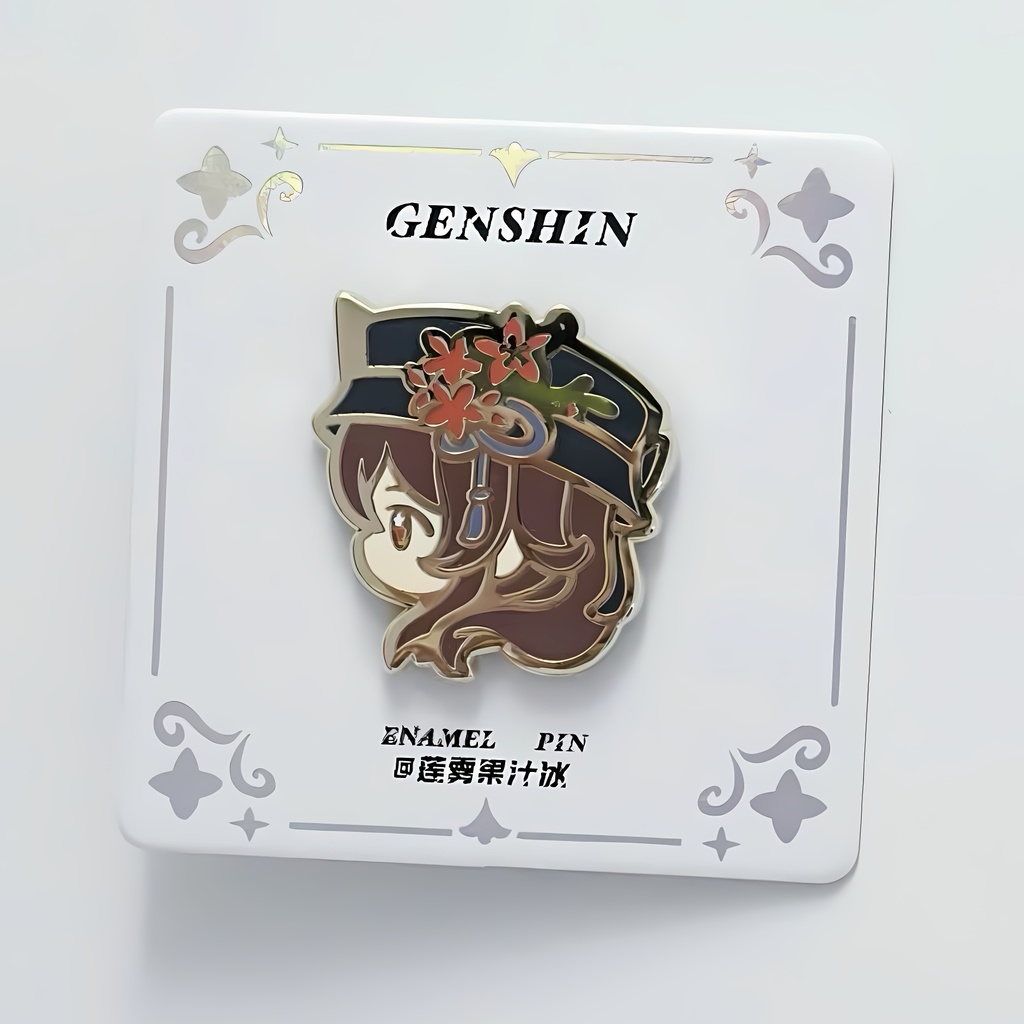 原神　胡桃　ピンバッジ