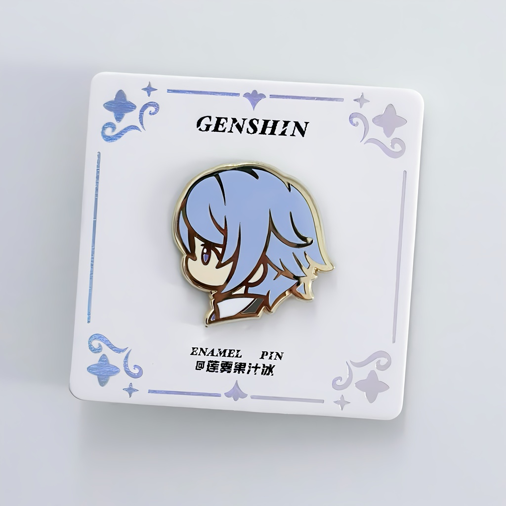 原神　神里綾人　ピンバッジ