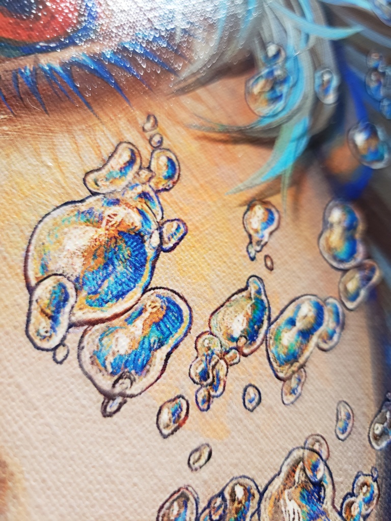 青い邂逅 キャンバスプリント