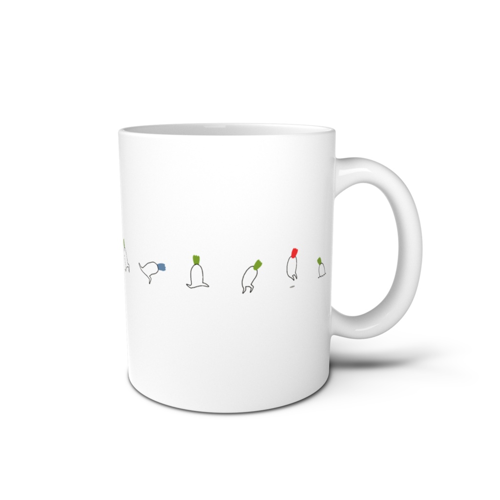 だいこんマグカップ