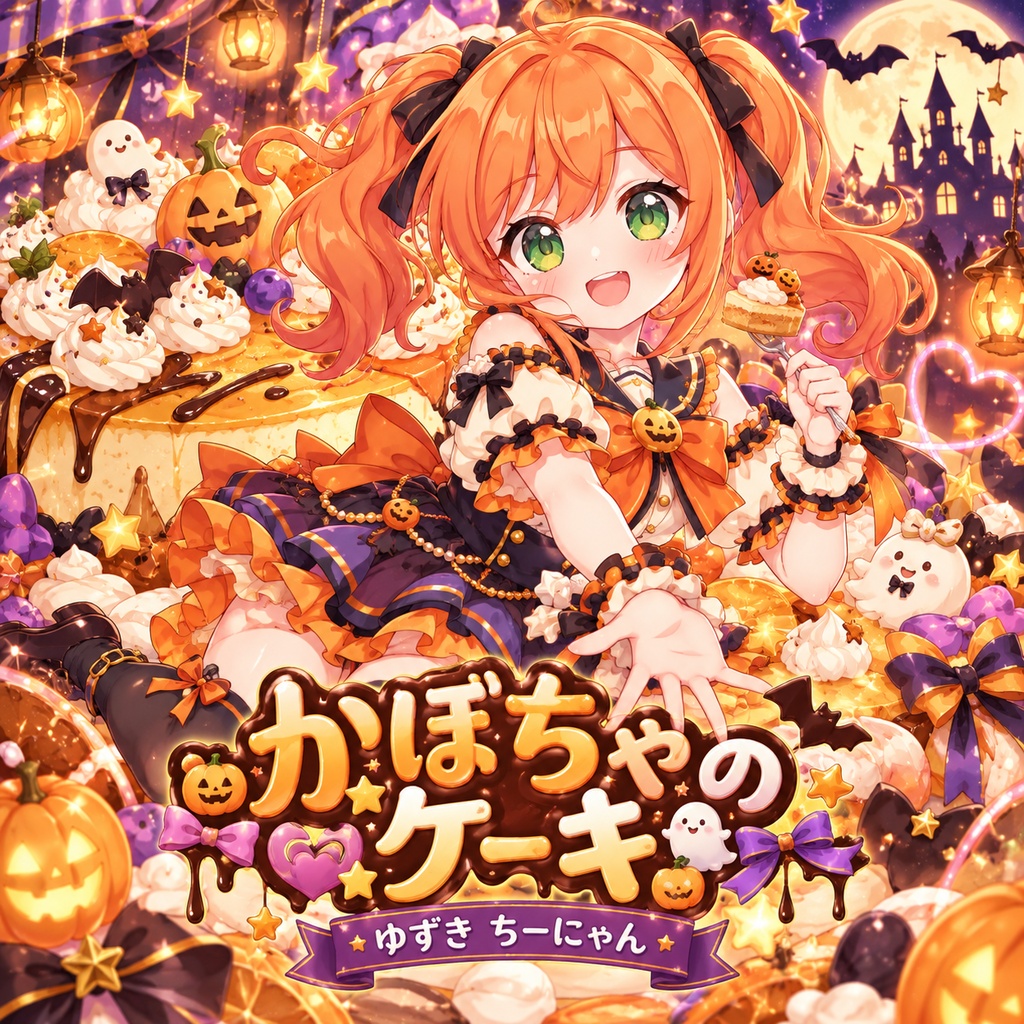 【かぼちゃのケーキ】ハロウィン×アイドルPOP｜オリジナル曲 音源＋歌詞カード・壁紙