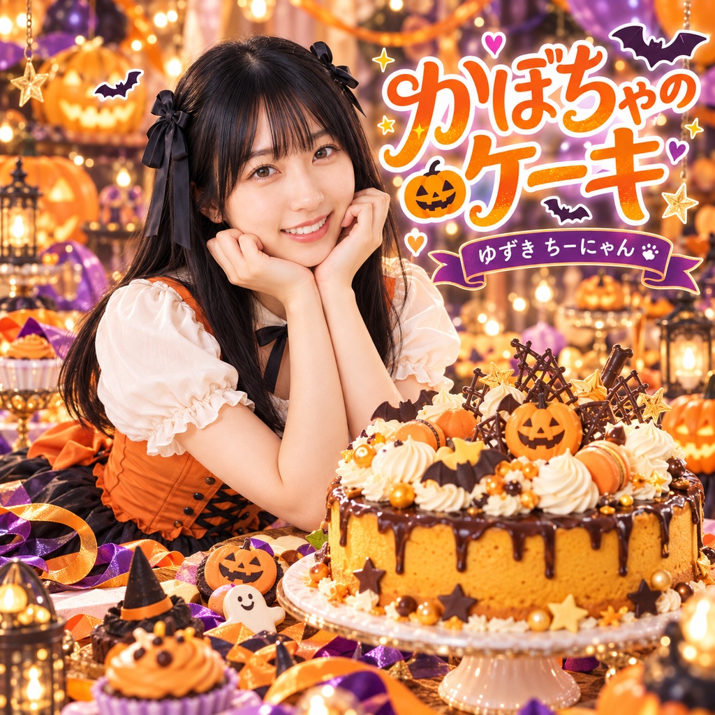 【かぼちゃのケーキ】ハロウィン×アイドルPOP｜オリジナルMV＋歌詞カード・壁紙