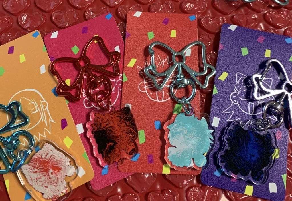 呪ケモ アクキー