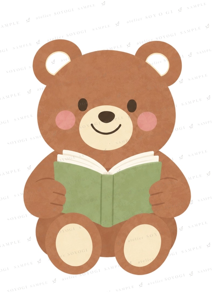 読書の秋、おいしいものたくさん ♪秋の壁面30点(24ページたっぷり)セット / イラスト