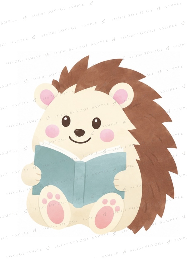読書の秋、おいしいものたくさん ♪秋の壁面30点(24ページたっぷり)セット / イラスト