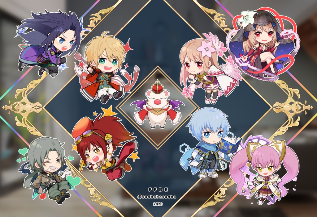 BEクリアポストカード(主人公パ)