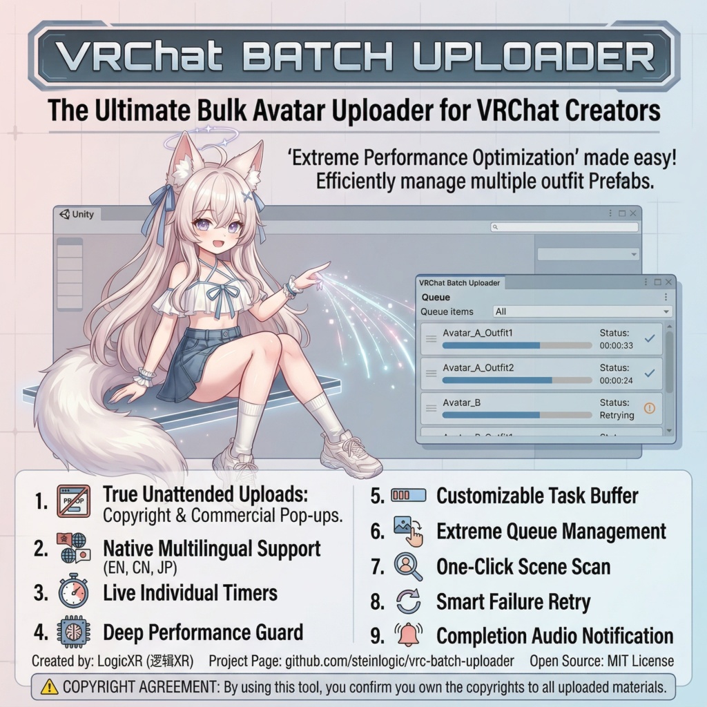 VRChat Batch Uploader