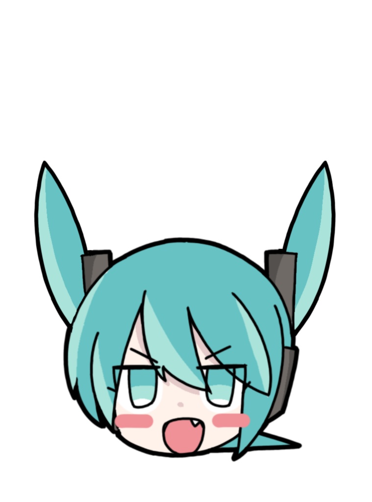初音ミク生首アクキー