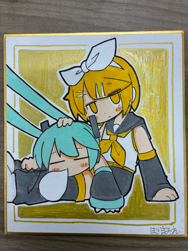 ミクリン【ミニ色紙】