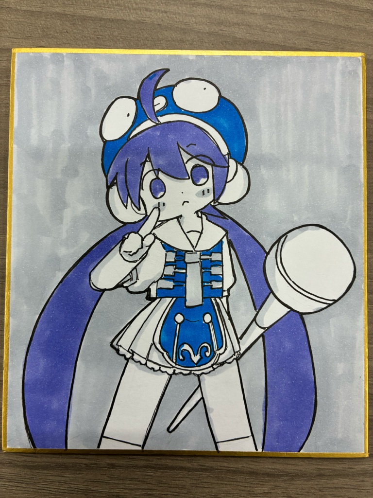 音待ウナ【ミニ色紙】