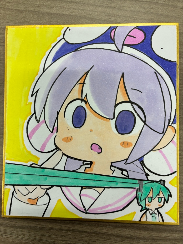 音待ウナ【ミニ色紙】