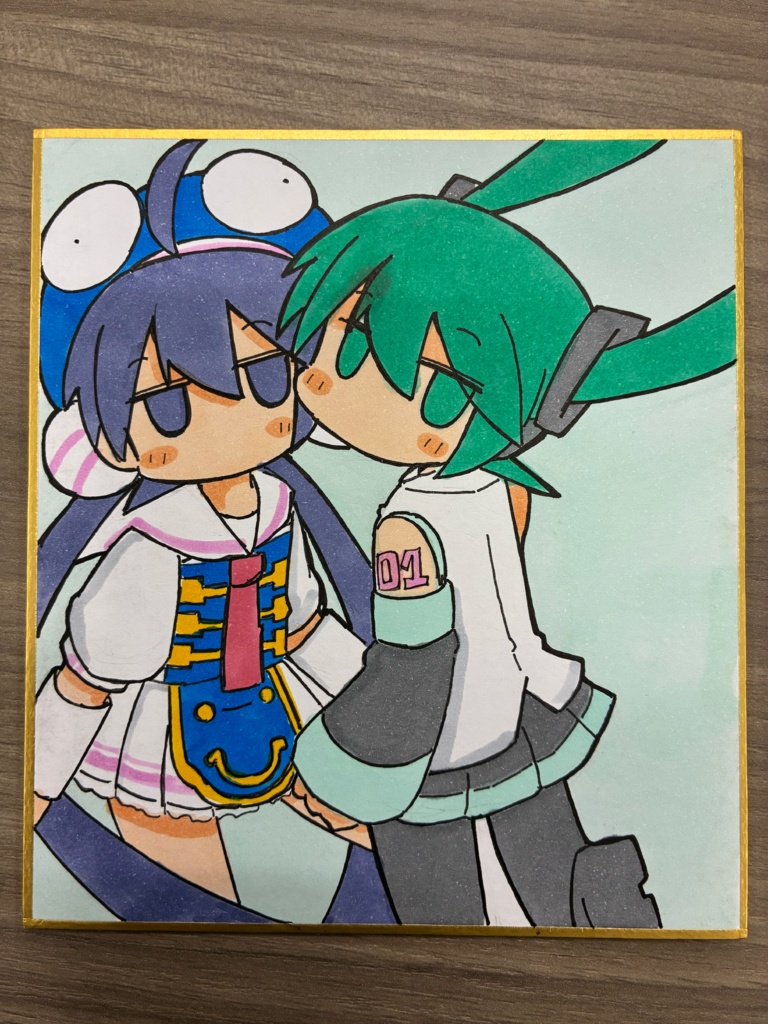 ミクウナ【ミニ色紙】