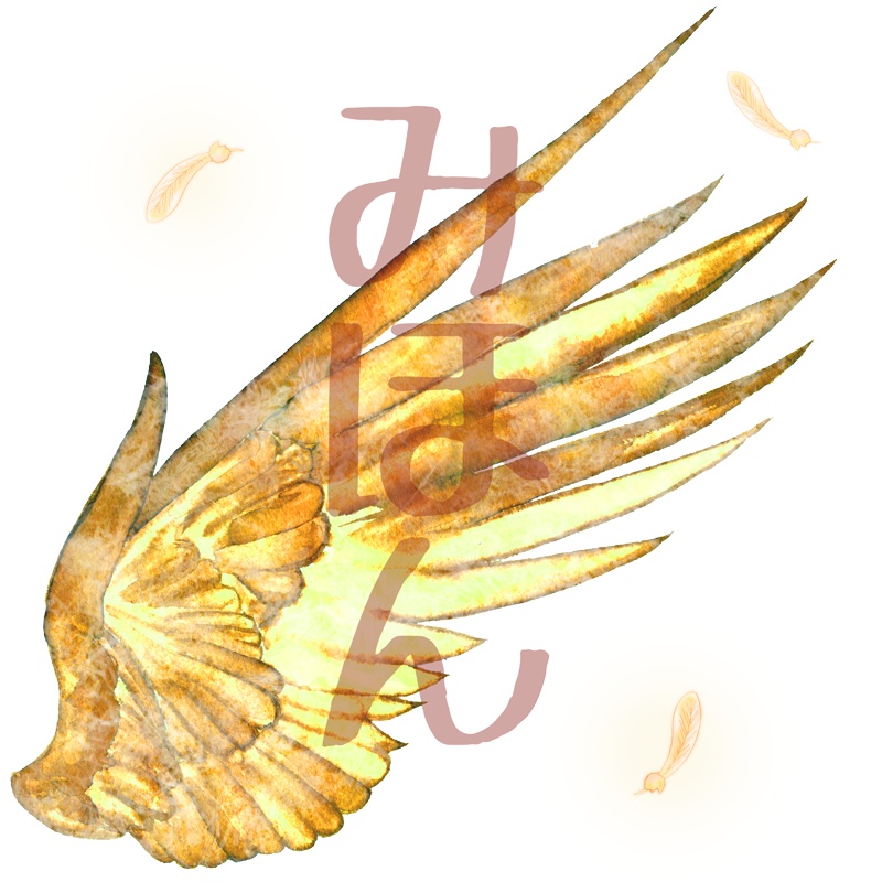 【印刷用】翼の素材【全12類】