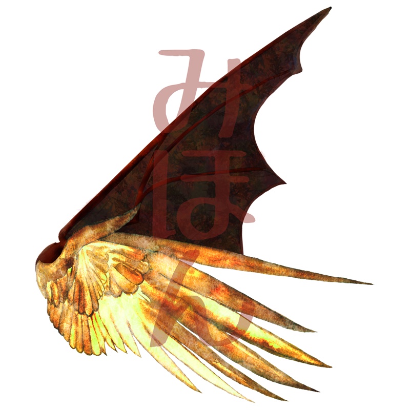 【印刷用】翼の素材【全12類】