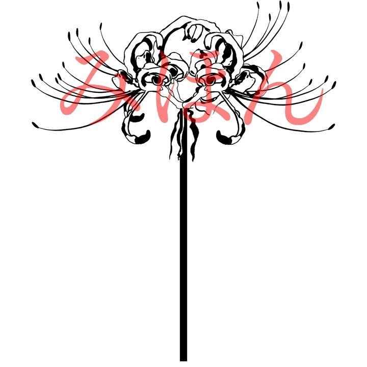 【印刷用】彼岸花の素材【全9類】