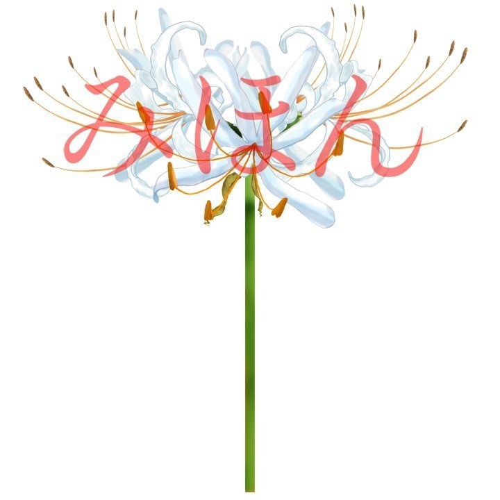 【印刷用】彼岸花の素材【全9類】