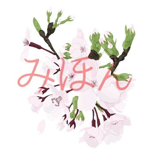 【印刷用】桜の素材【和風】