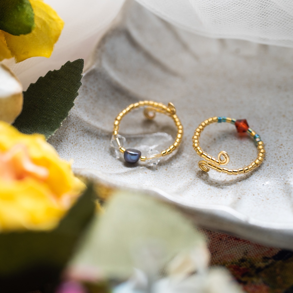 【 AIKATA 】 簓 / 盧笙イメージ 重ね付けるリングセット