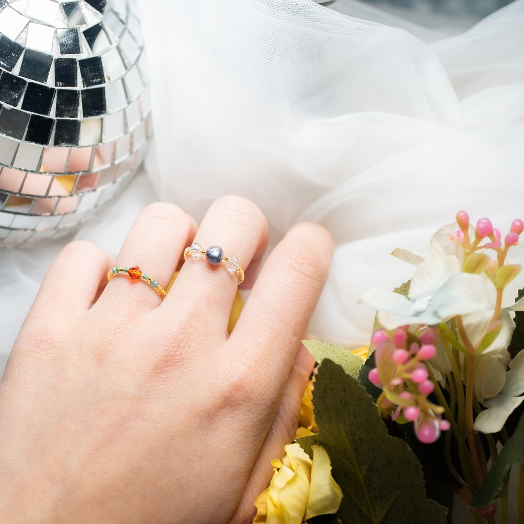 【 AIKATA 】 簓 / 盧笙イメージ 重ね付けるリングセット