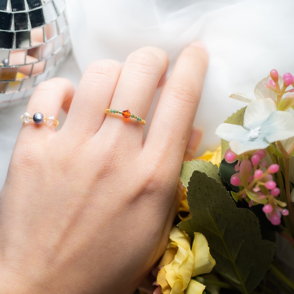 【 AIKATA 】 簓 / 盧笙イメージ 重ね付けるリングセット