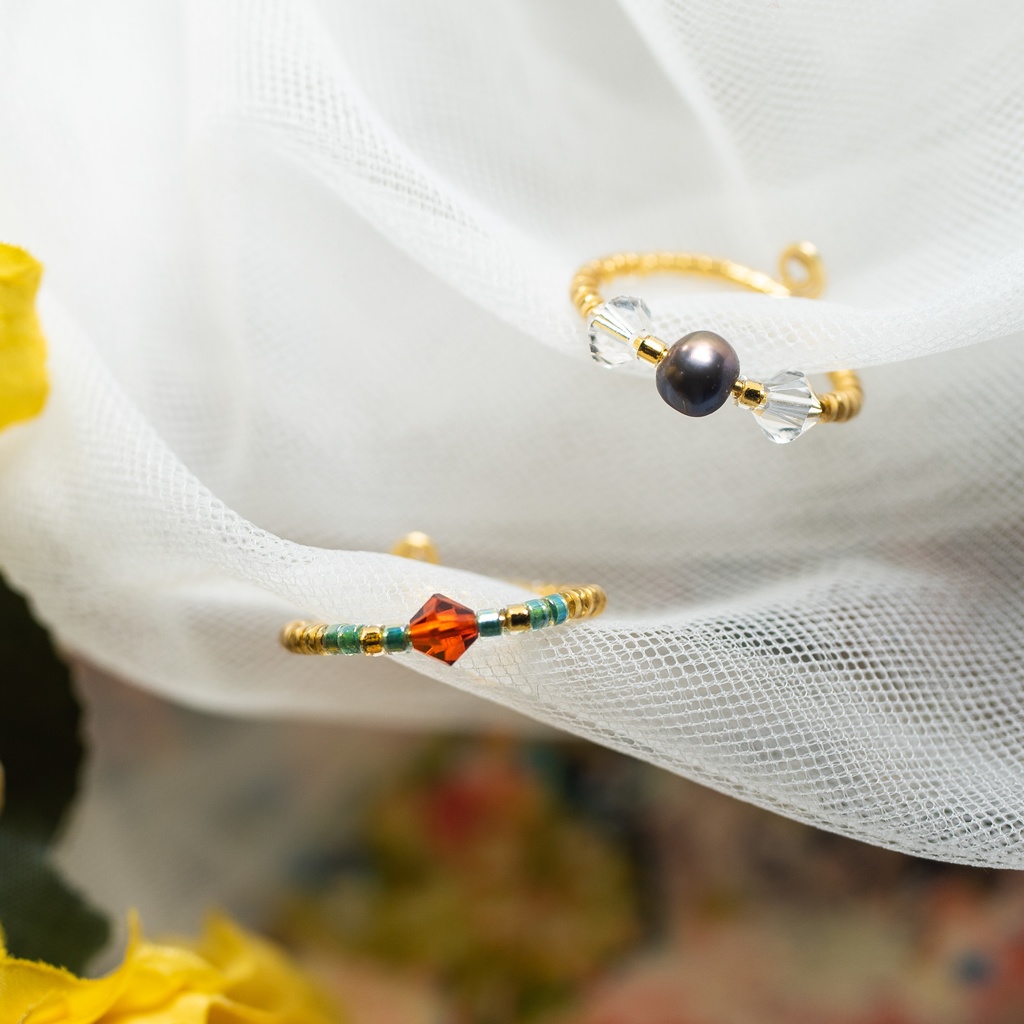 【 AIKATA 】 簓 / 盧笙イメージ 重ね付けるリングセット