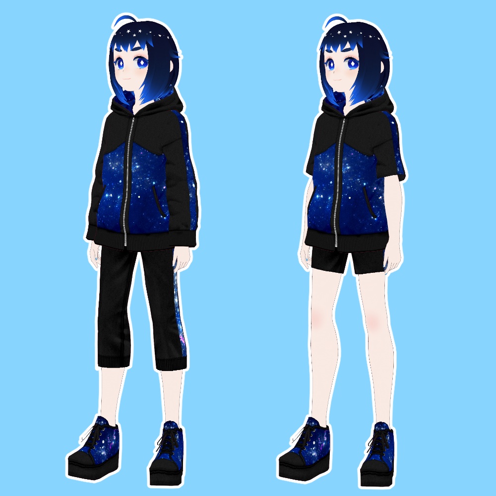 【VRoid正式版】宇宙的アクティブセット