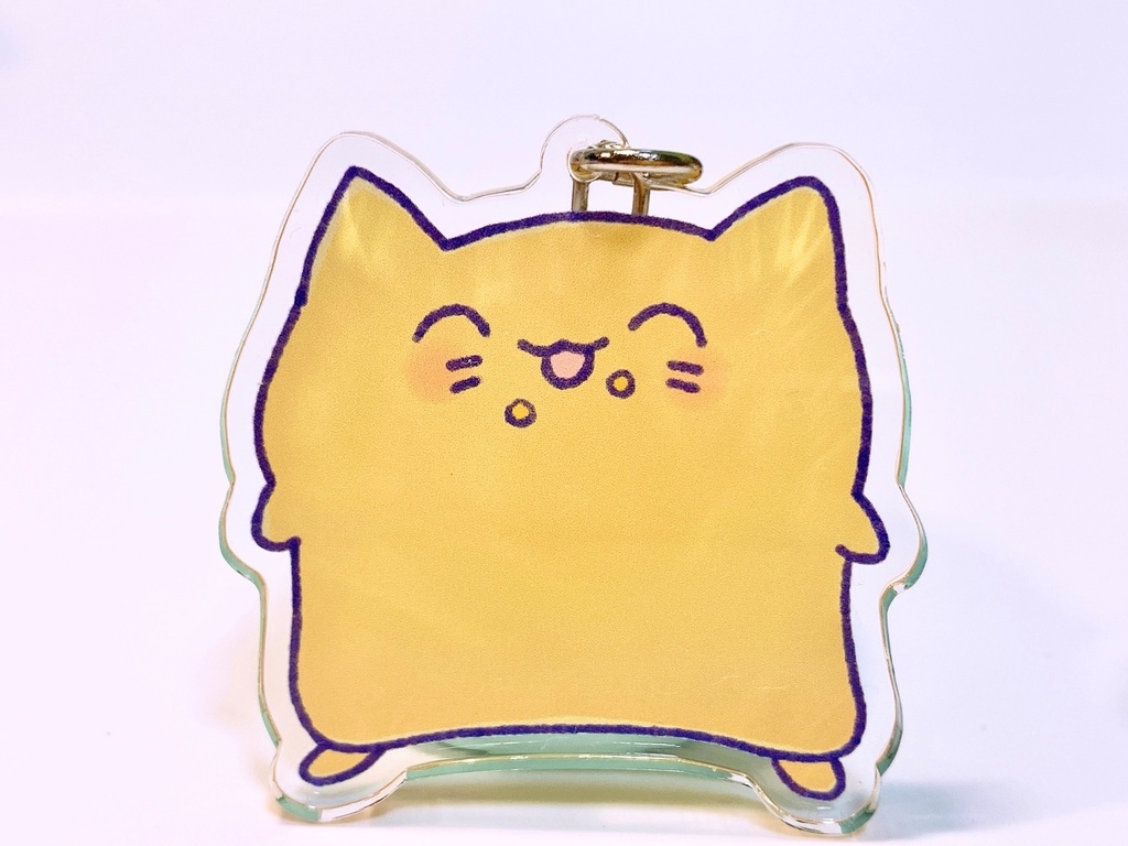 食いしん坊にゃんぷっぷーアクキー