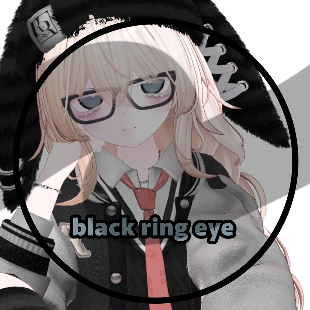 black ring eye