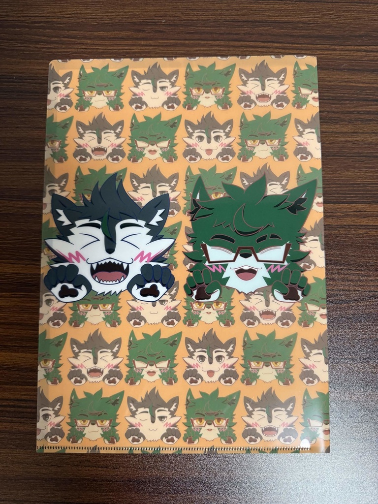 【宮鐘セフィリオ＆雷音ガルル】ガオガオアイコンクリアファイル